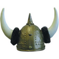 Plastic Viking Helmet with Fur